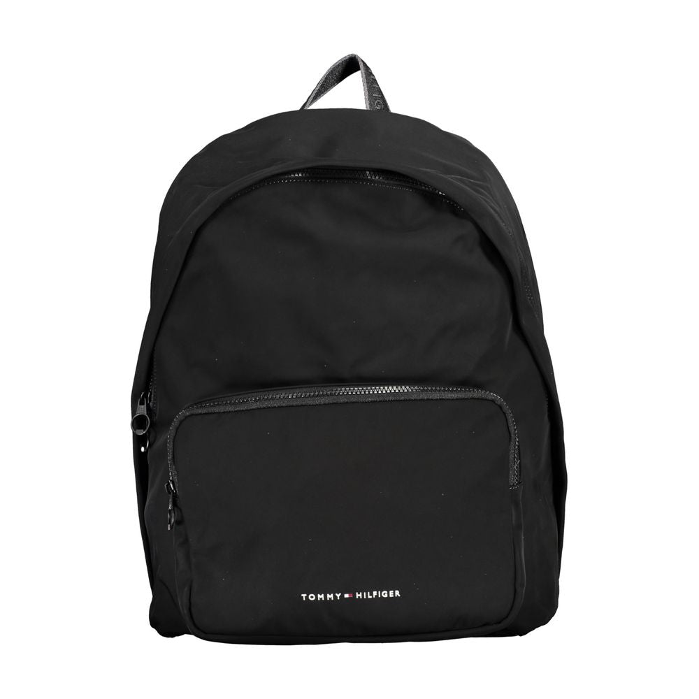 Tommy Hilfiger Black Polyester Backpack