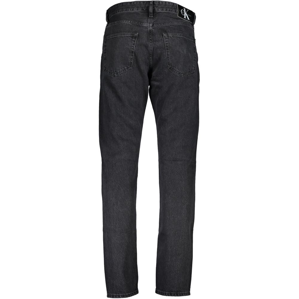 Calvin Klein Black Cotton Jeans Denim