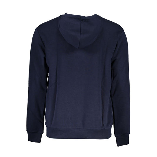 Fila Blue Cotton Blend Hooded Sweatshirt FI-27897-L