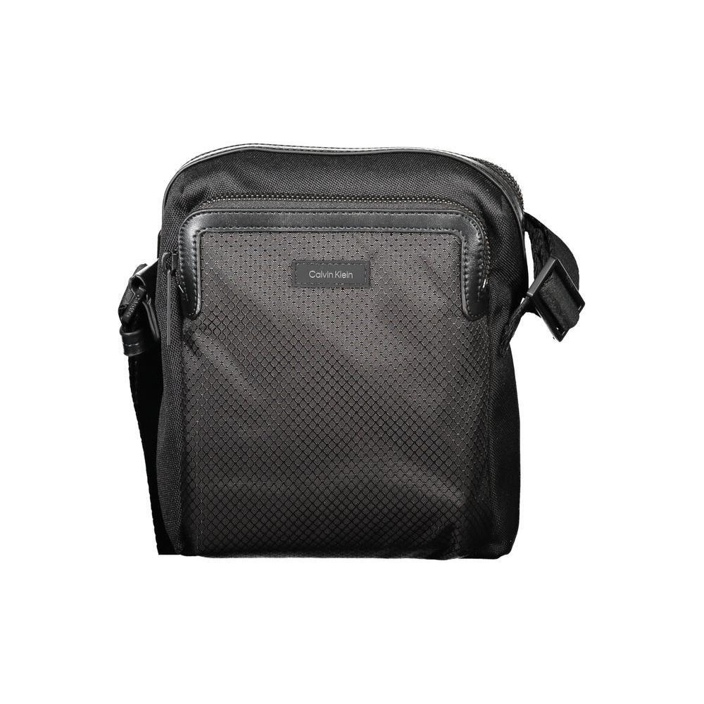 Calvin Klein Black Polyester Men Shoulder Bag CA-33642