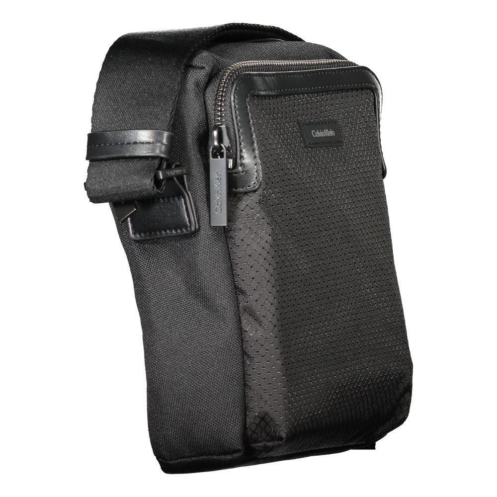 Calvin Klein Black Polyester Men Shoulder Bag CA-33642