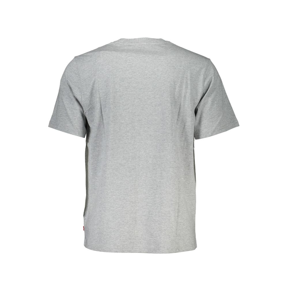 Levi's Grigio Cotton Men T-Shirt