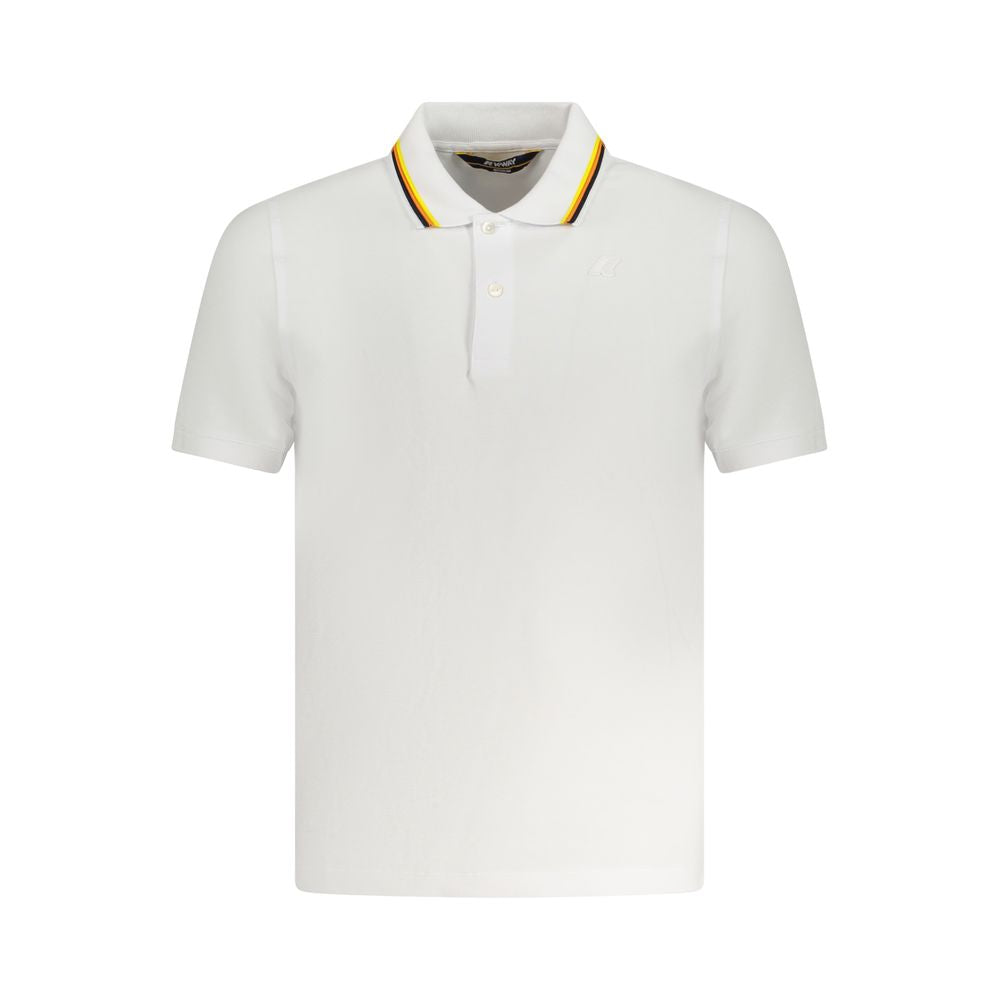K-WAY White Cotton Polo Shirt