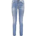 Just Cavalli Light Blue Cotton Women Jeans JU-2496-W25