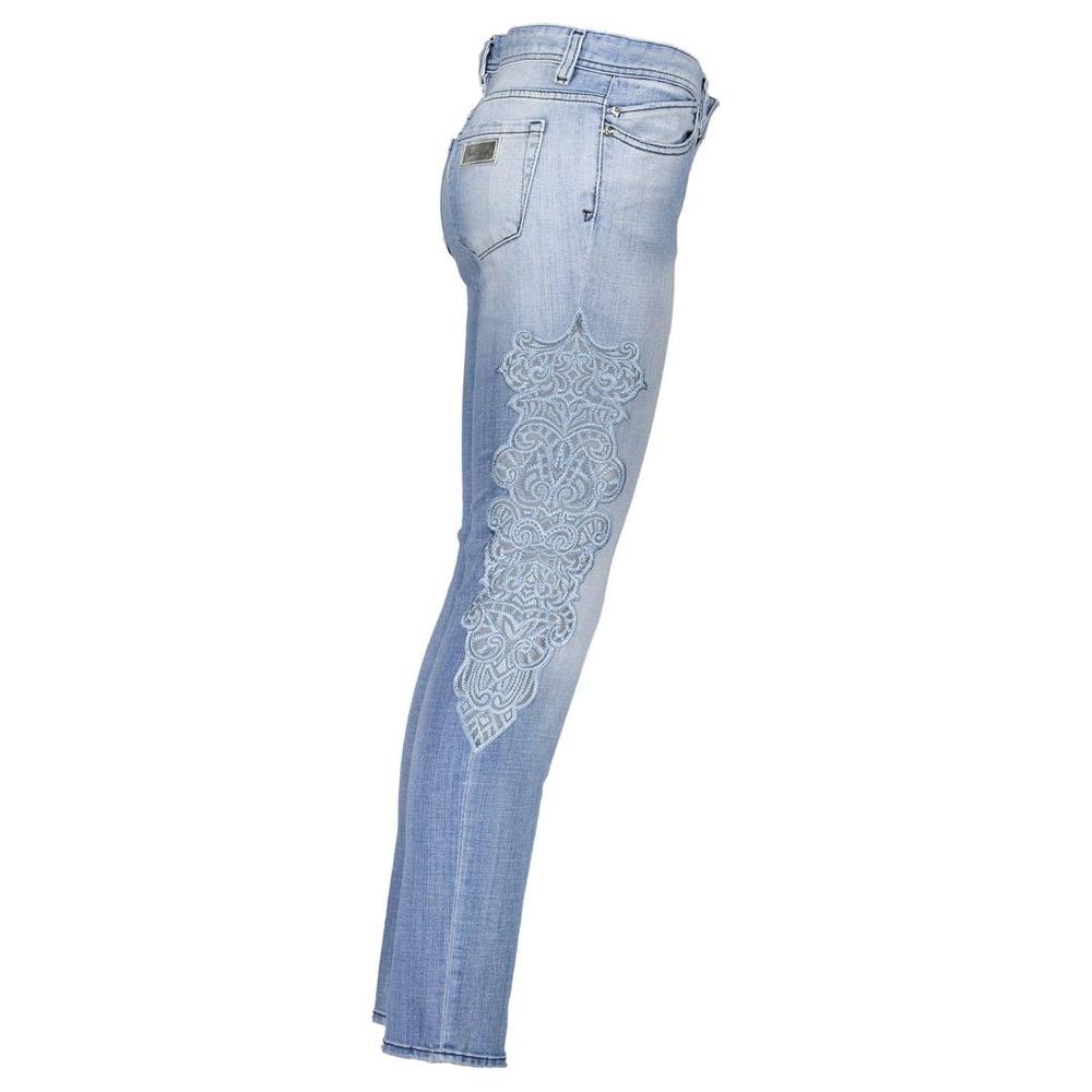 Just Cavalli Blue Cotton Jeans Denim