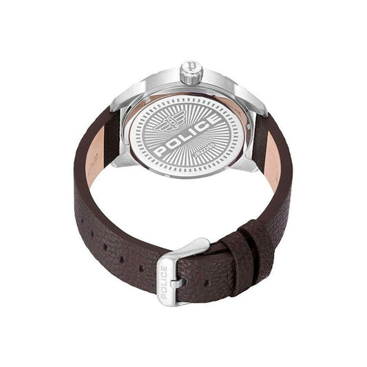 Police Brown Leather Watch POPEWJB2226902AC