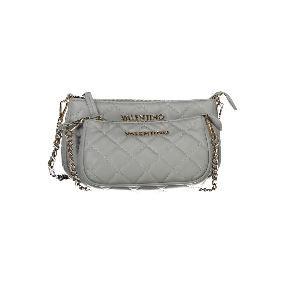 Front view with bag zipped and handles upright.