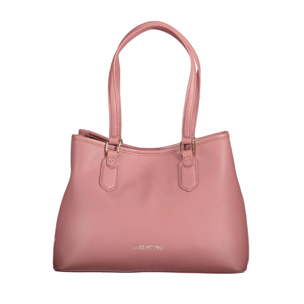 Front view with bag zipped and handles upright.