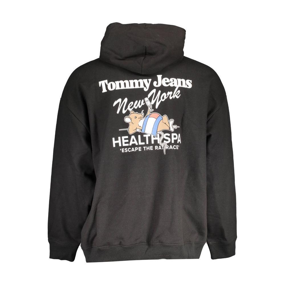 Tommy Hilfiger Black Cotton Men Sweater TO-17189-S