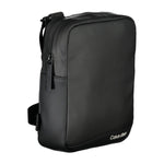 Calvin Klein Sleek Black Recycled Polyester Shoulder Bag CA-26038