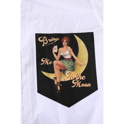 Dolce & Gabbana White Cotton MARTINI Long Sleeve Formal Shirt