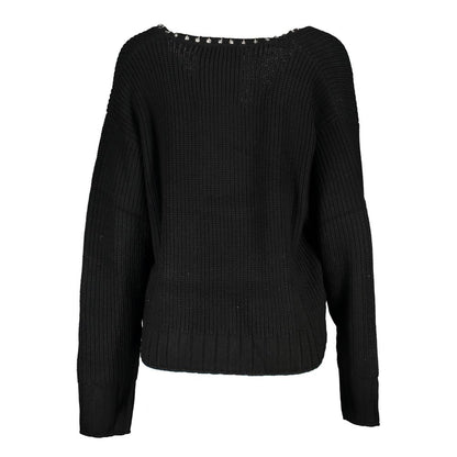 Patrizia Pepe Black Fabric Sweater