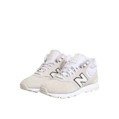 New Balance Off White Suede Sneakers Shoes