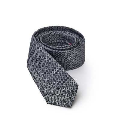 Jil Sander Gray Silk Tie