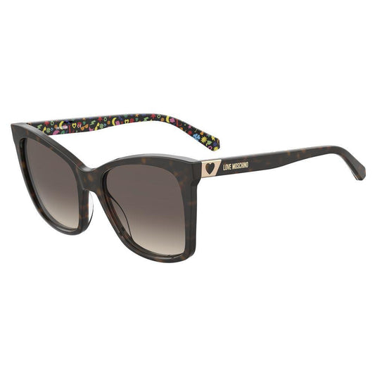 Love Moschino Brown Acetate Sunglasses LMMOL034S086F5HAAC