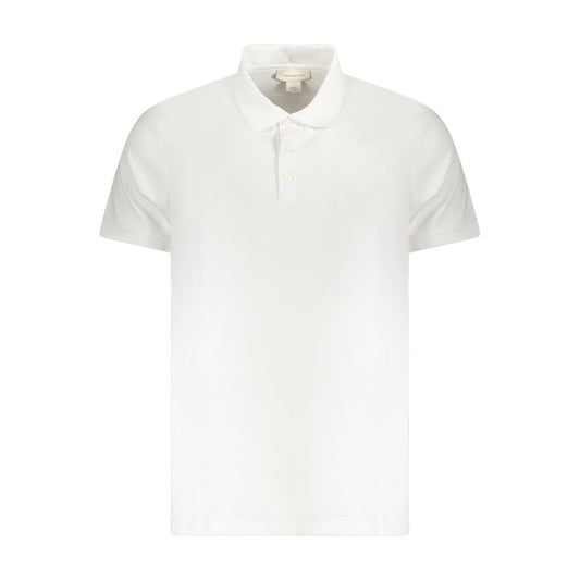 Calvin Klein White Cotton Men Polo Shirt CA-36277-S
