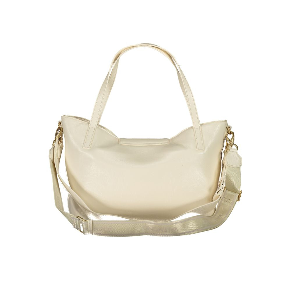 Mario Valentino Beige Polyethylene Women Handbag