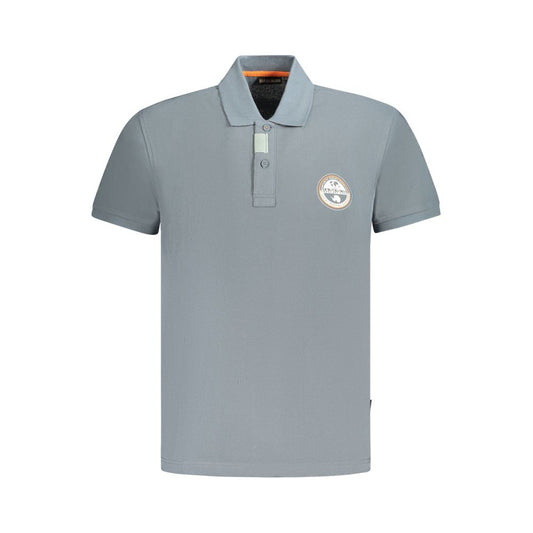 Napapijri Brown Cotton Men Polo Shirt