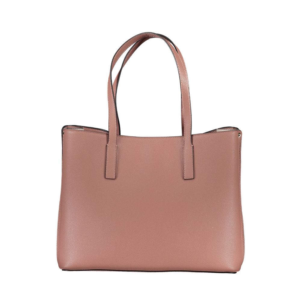 Front view with bag zipped and handles upright.