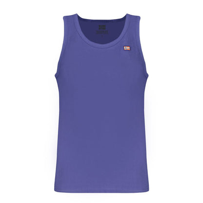 Norway 1963 Blue Cotton Tank Top