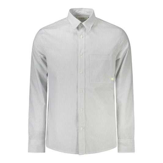 Calvin Klein White Cotton Men Shirt CA-33155-S