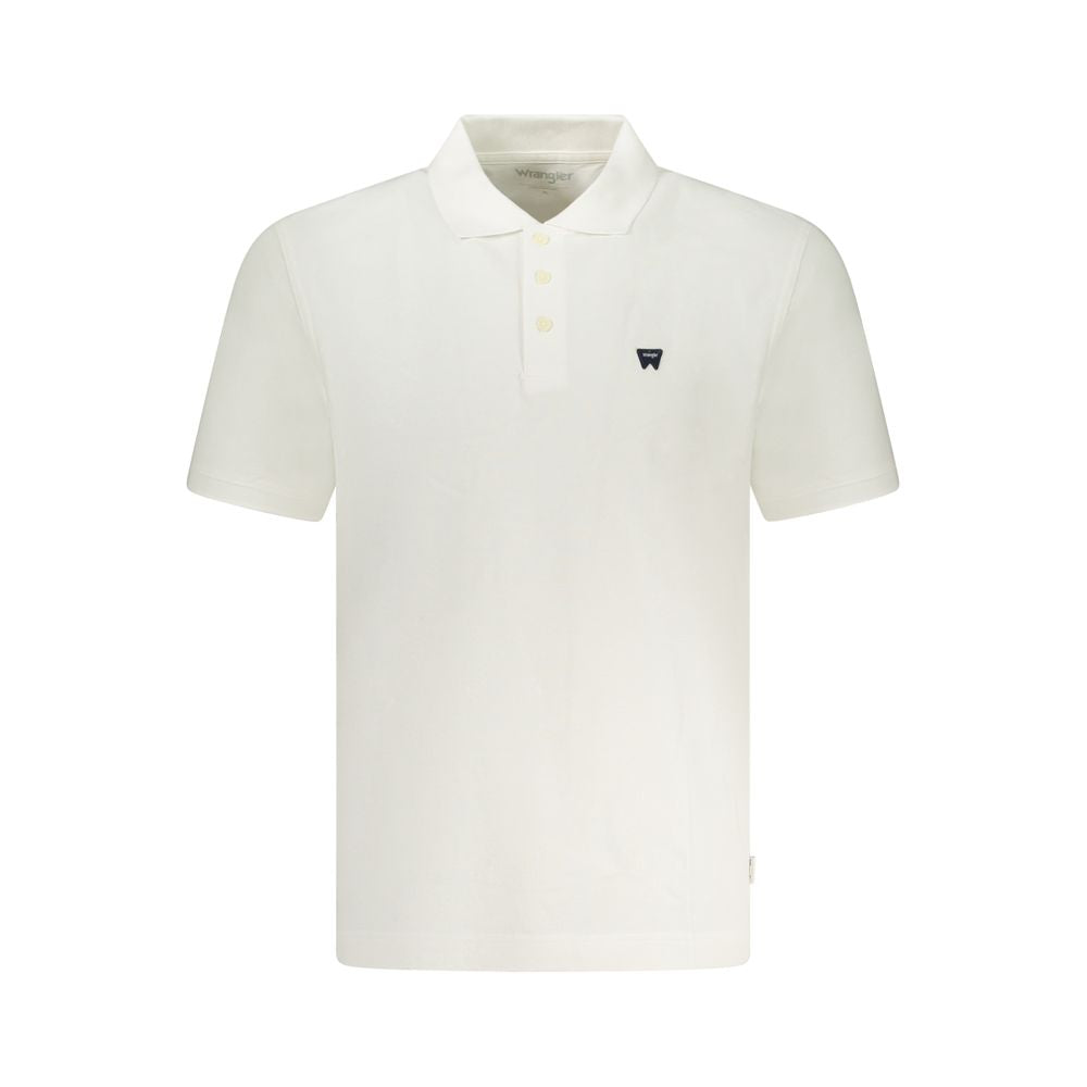 Wrangler White Cotton Polo Shirt WR-35309-S