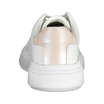 Calvin Klein White Leather Women Sneaker