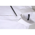 Dolce & Gabbana White Cotton GOLD Long Sleeve Men Dress Shirt TSH906933-39
