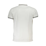 Cavalli Class White Cotton Men Polo Shirt CA-37175-M