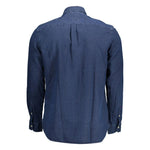 U.S. POLO ASSN. Blue Cotton Men Shirt US-16879-XXL