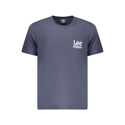 Lee Blu Cotton Men T-Shirt