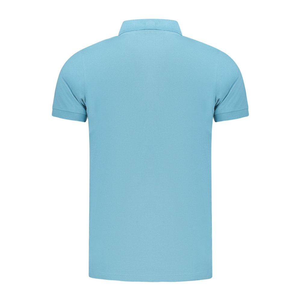 Norway 1963 Light Blue Cotton Men Polo Shirt NO-35515-S