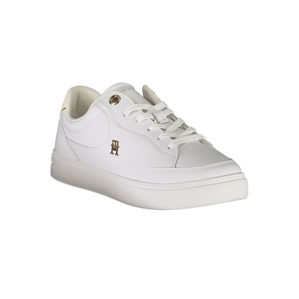 Tommy Hilfiger White Leather Women Sneaker