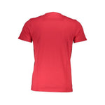 Cavalli Class Red Cotton Men TShirt CA-36904-L