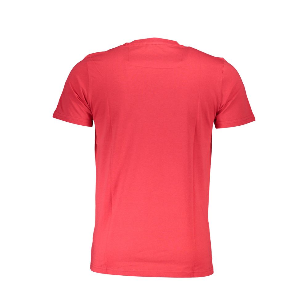 Cavalli Class Red Cotton Men T-Shirt