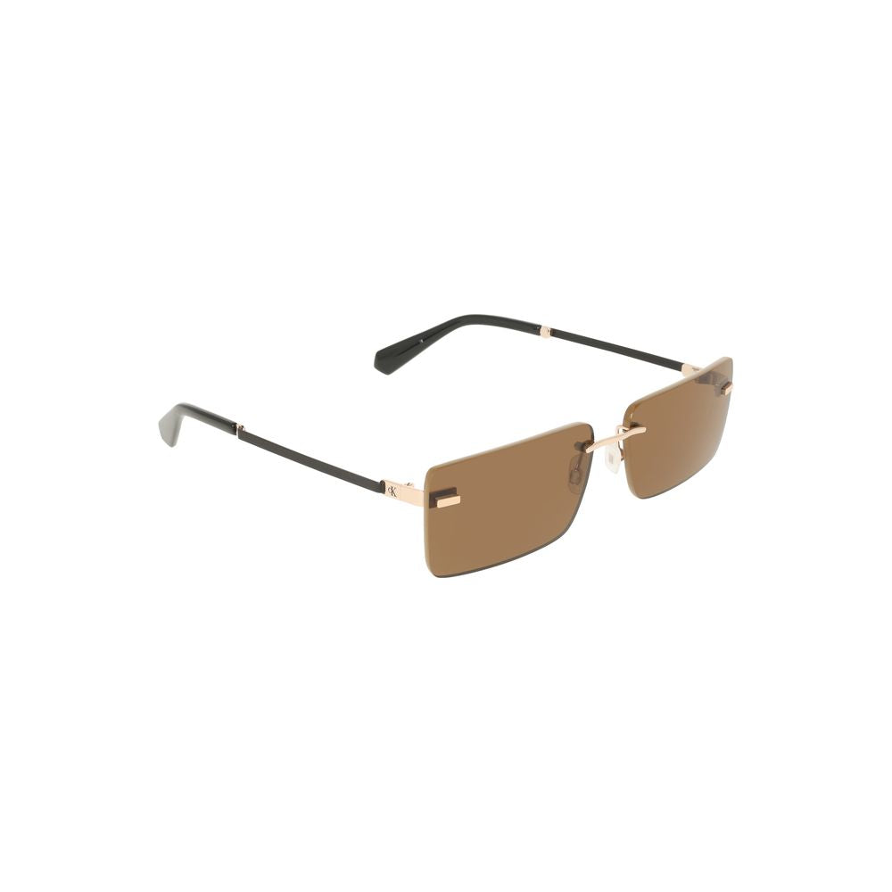 Calvin Klein Beige Metal Women Sunglass CA-38335