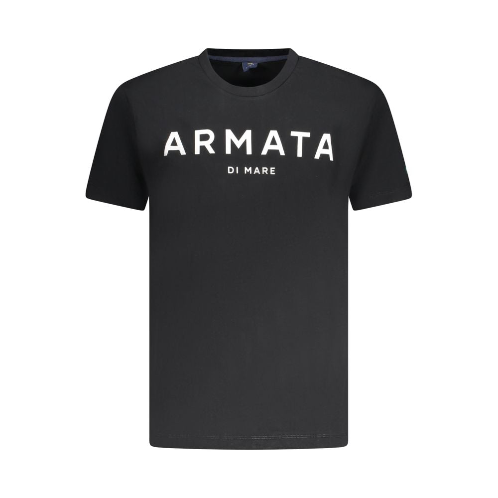 Armata Di Mare Black Cotton Men T-Shirt AR-38349-S