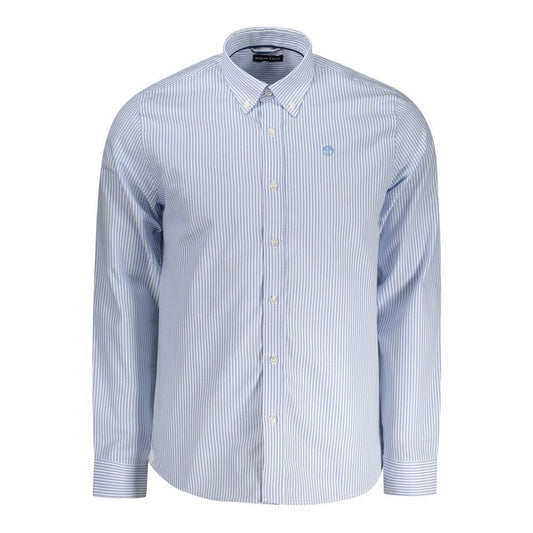 North Sails Light Blue Cotton Men Shirt NO-35813-S