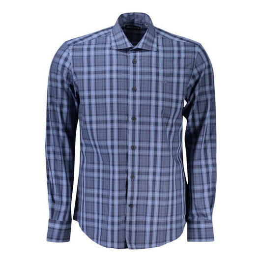 North Sails Light Blue Cotton Men Shirt NO-32956-S