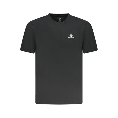 Converse Black Cotton Men T-Shirt