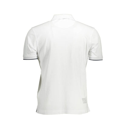 La Martina White Cotton Polo Shirt