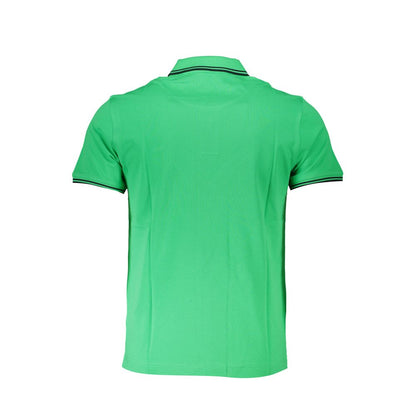 Harmont & Blaine Green Cotton Polo Shirt
