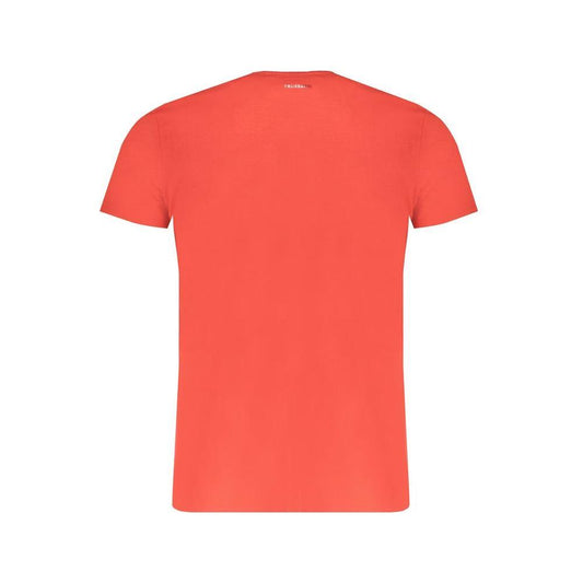 Trussardi Red Cotton T-Shirt TR-30137-S