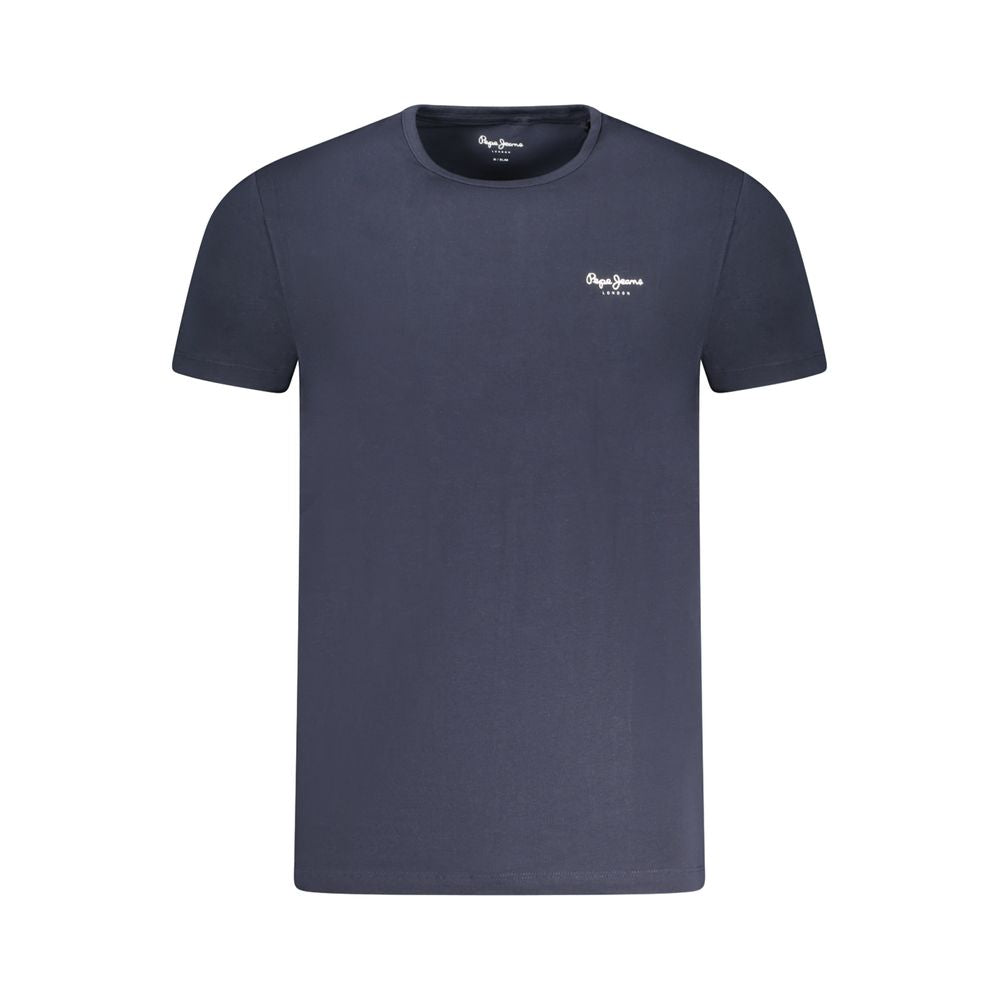 Pepe Jeans Blue Cotton Men T-Shirt PE-35271-M-FBB-390