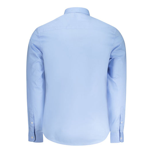 North Sails Light Blue Cotton Men Shirt NO-35795-M
