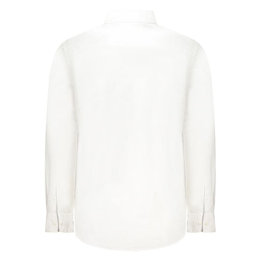Calvin Klein White Cotton Men Shirt CA-36013-S
