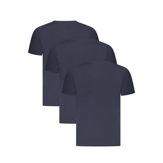 Tommy Hilfiger Blue Cotton T-Shirt TO-36595-XL