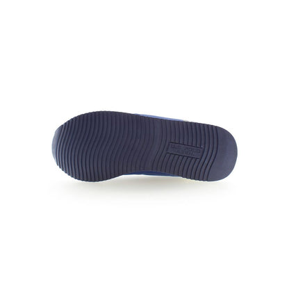 Sole of U.S. POLO ASSN. Blue Polyester Men Sneaker showcasing durable tread design.