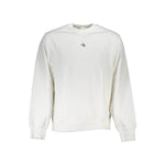 Calvin Klein White Cotton Men Sweater CA-37324-L