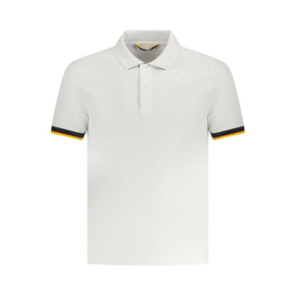K-WAY White Cotton Polo Shirt